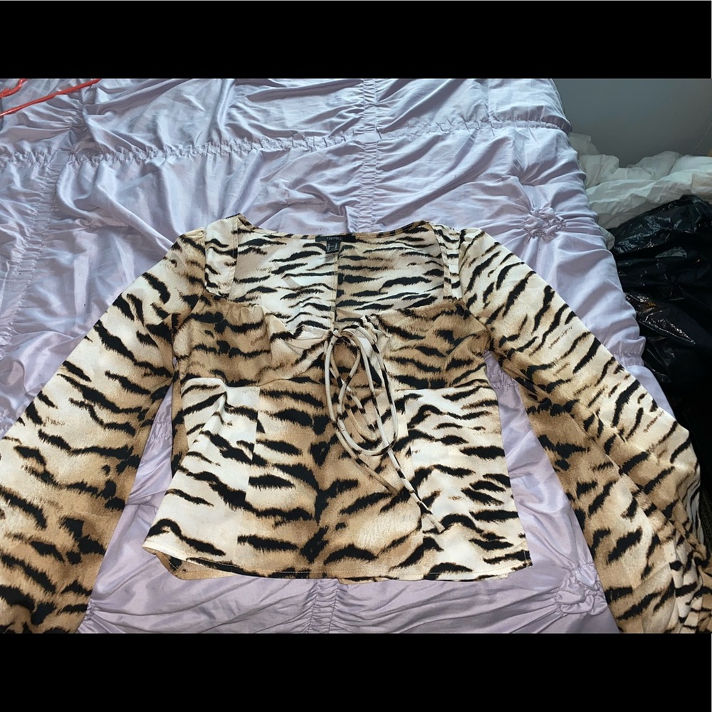 Cheetah Print Blouse